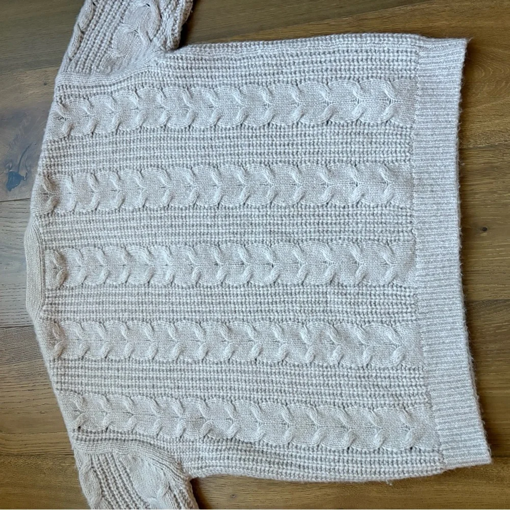 Cable Cocoon Cardigan oatmeal - Picture 6 of 12